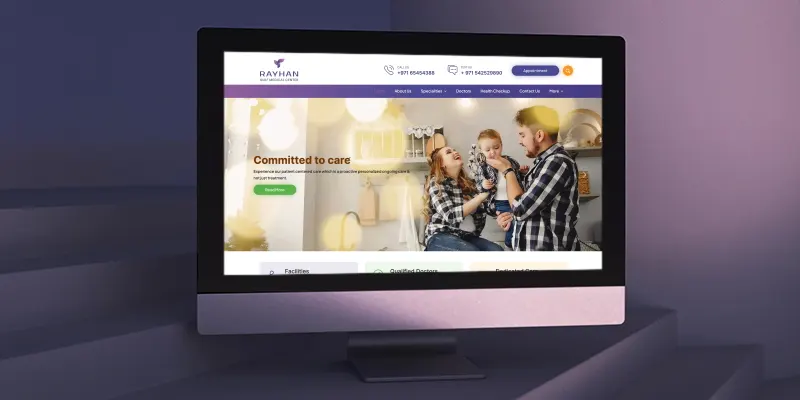 Rayhan Health Simplified Patient Access Website