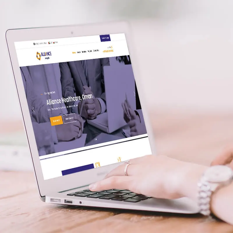 Alliance Health Professional Platform Highlighting Strategic Advisory Services