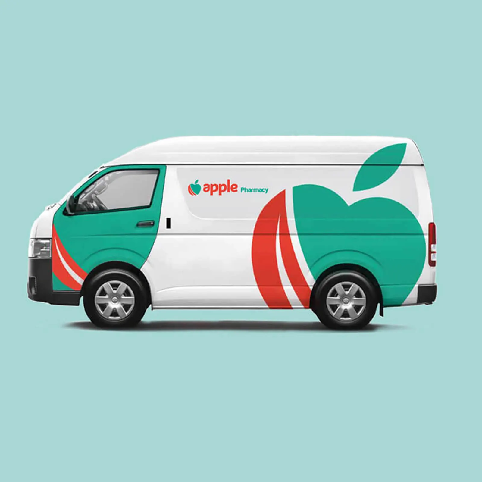 Apple Pharmacy Complete Brand Identity Reflecting Healthcare Quality