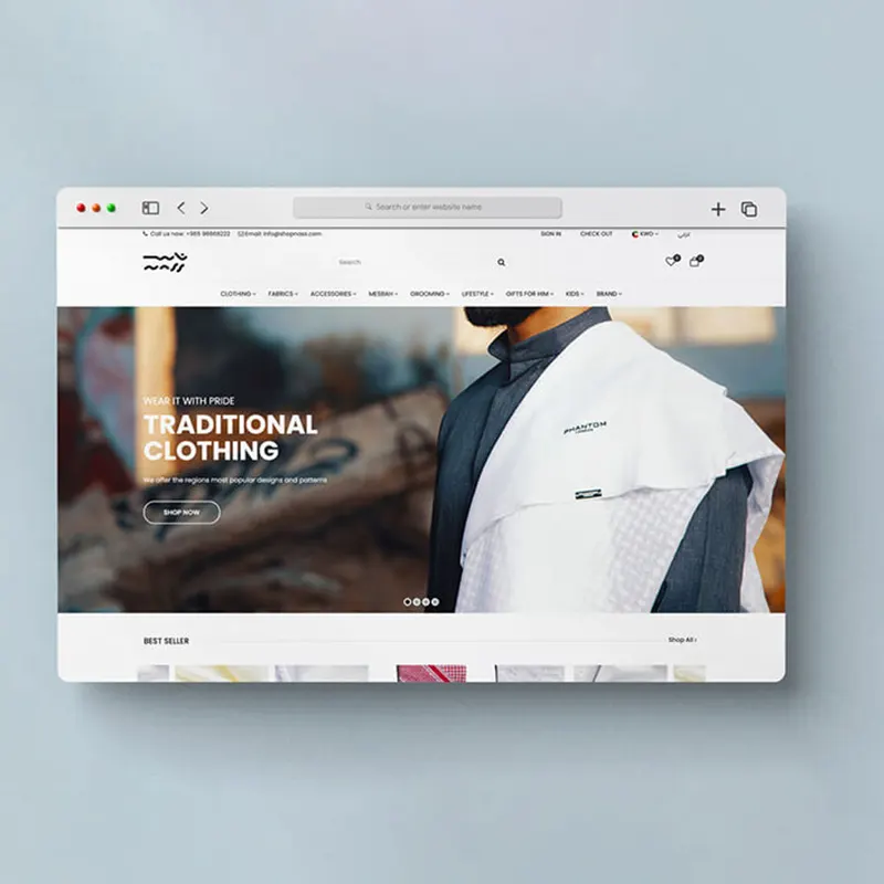 Nass eCommerce Platform Offering Secure, Intuitive Shopping Experience