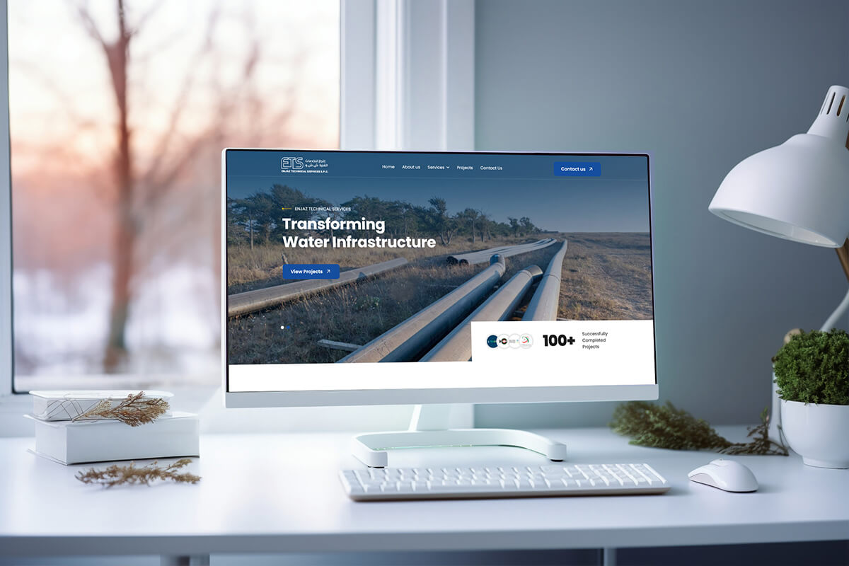 Enjaz Technical Services Professional Engineering Website